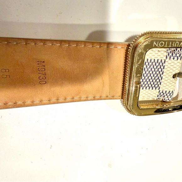 Louis Vuitton Damier Azur belt 85/34 main image 6